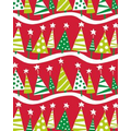 Gift Wrap (24"x100') CHRISTMAS TREE ROCK
